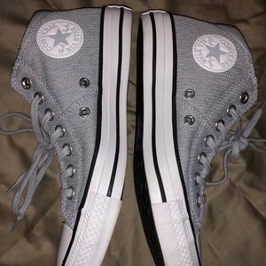 Size 7 women Grey Madison Converse All Star